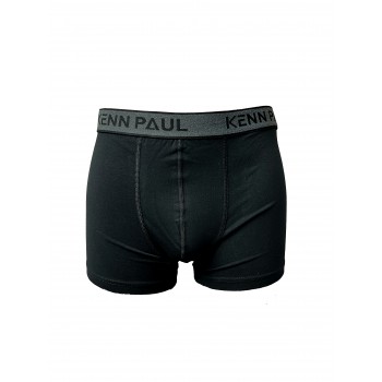 Kenn Paul ανδρικά βαμβακερά boxer 3pack μαύρα KENN PAUL-BLACK Kenn Paul ανδρικά βαμβακερά boxer 3pack μαύρα KENN PAUL-BLACK